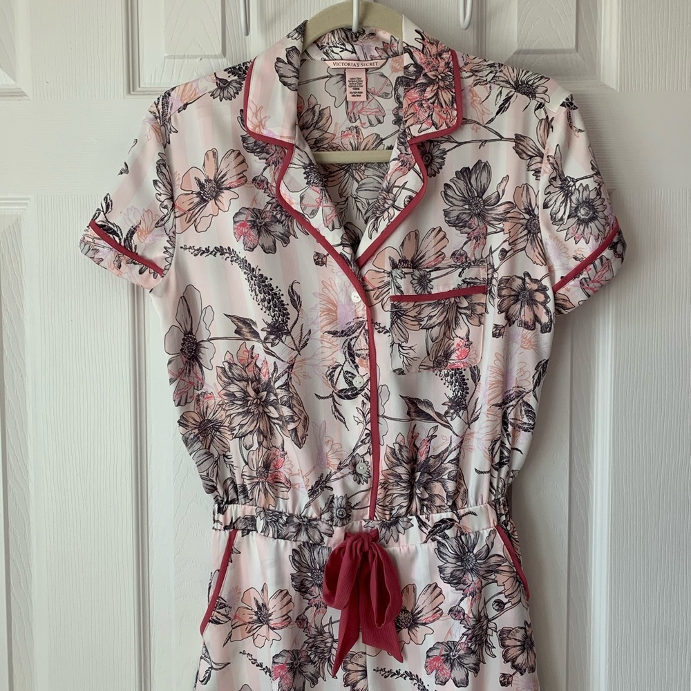 Adorable VS silk romper pj